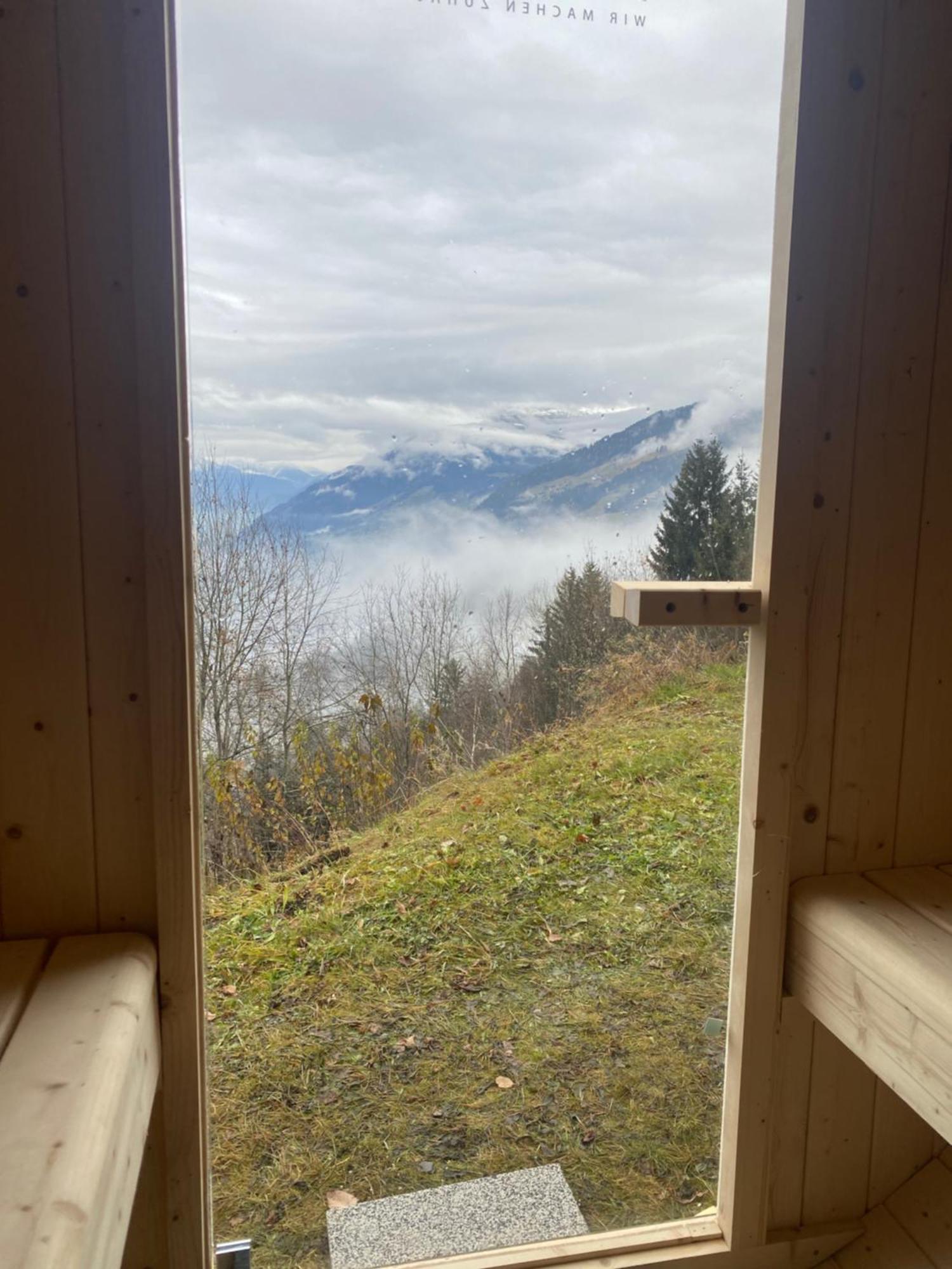 Chalet Platzhirsch Leo Panorama View Sauna Rohrberg Buitenkant foto